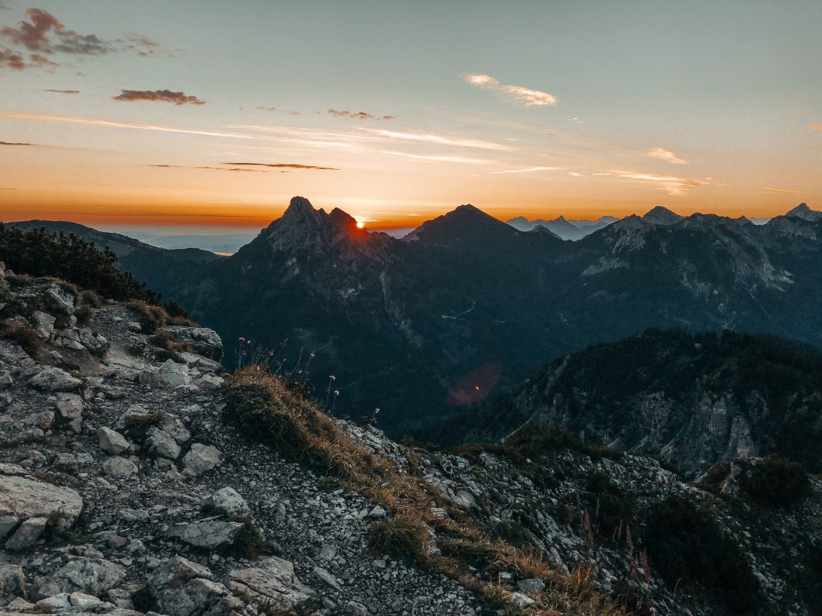 Sonnenaufgangs-Wanderung auf den Einstein  (1866 m) in den Tannheimer&nbsp;Bergen
